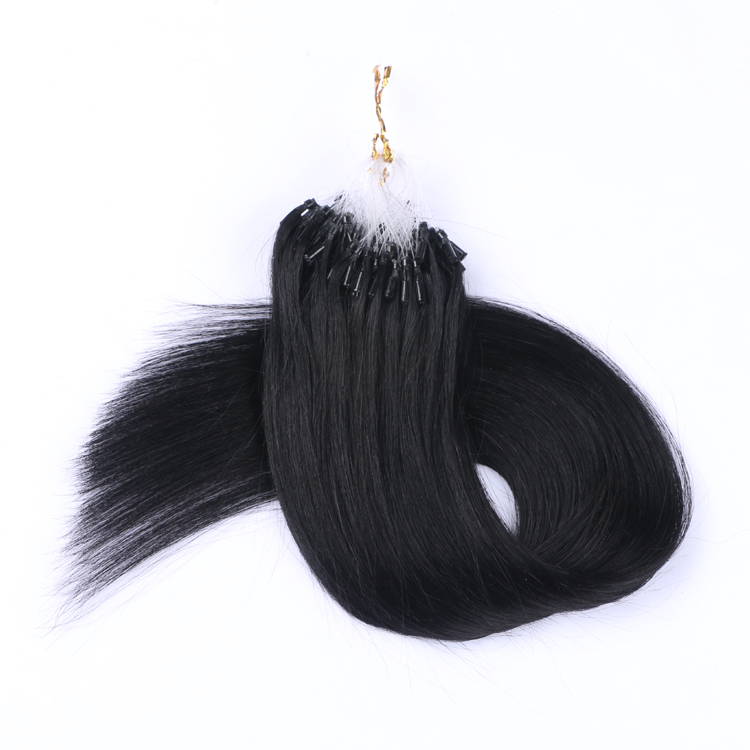 Micro ring loop human indian virgin remy good hair cheap hair extension shops near me SJ00282